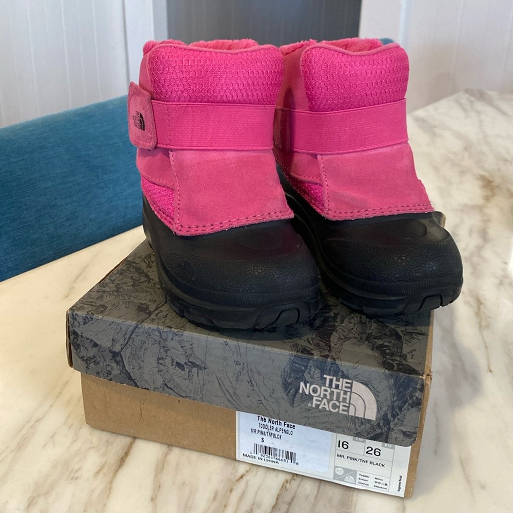 The North Face toddler Alpenglow pink